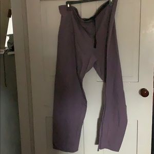 Lilac scrub pants Medium